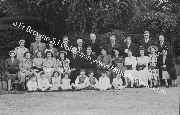 FR NOEL HOLDEN S.J.  GROUPS AT HIS FIRST MASS